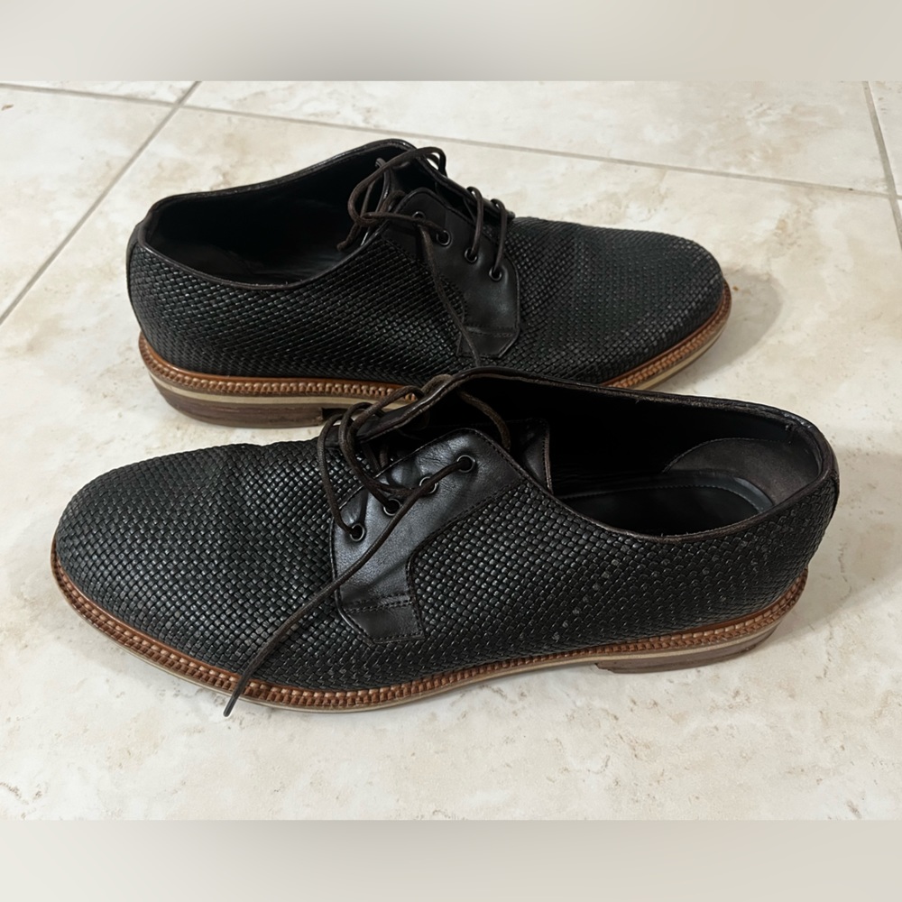 Ermenegildo Zegna Dark Brown/Black Walking Shoes (US Size 10)